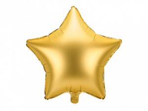 Ballon - Folie - Stjerne - Guld