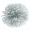Pompom – Sølv – 25 cm.