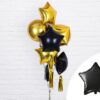 Ballon - Folie - Stjerne - Sort - Image 3