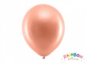 Ballon - Metal Rosa/Guld - 30 cm