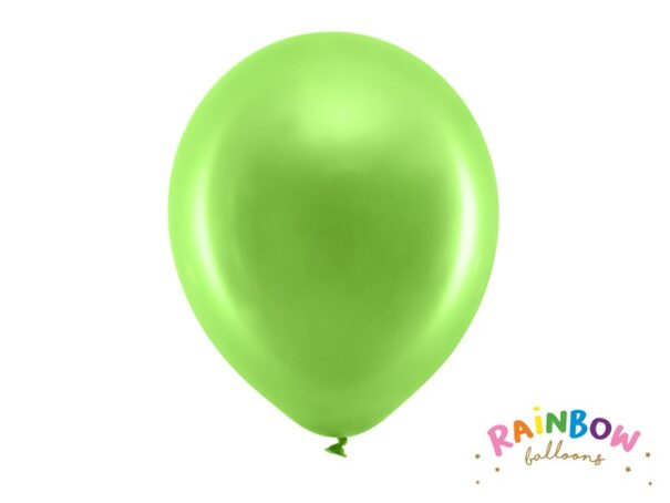 Ballon - Metal Grøn - 30 cm
