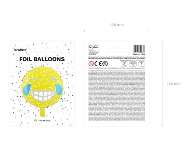 Ballon - Folie - Smiley - Image 4