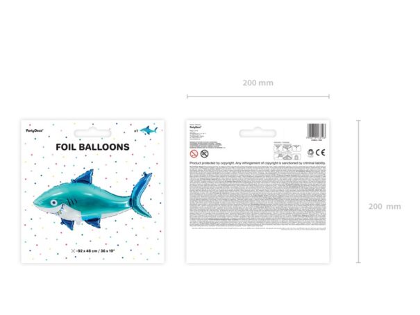 Ballon - Folie - Haj - Image 6