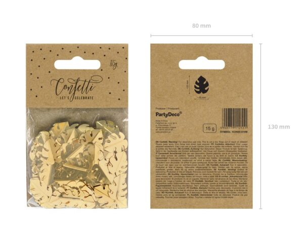 Konfetti - Blade - Guld - Image 3