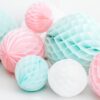 Honeycomb Ball - Mint Grøn - 30 cm. - Image 5