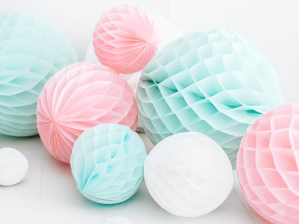 Honeycomb Ball - Mint grøn - 20 cm. - Image 5