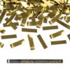 Konfettirør - Guld Metallisk - 80 cm.