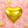 Ballon - Folie - Hjerte - Guld - 61 cm - Image 5