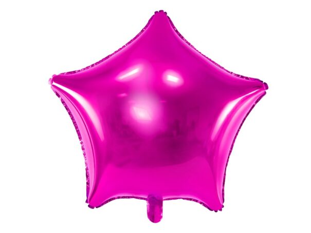 Ballon - Folie - Stjerne - Pink - 48 cm
