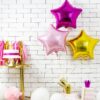 Ballon - Folie - Stjerne - Pink - 48 cm - Image 2