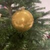 Julekugle - Guld - 10 cm.