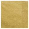 Servietter - Guld - 40 x 40
