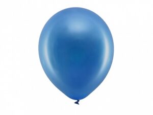 Ballon - Metal Marine Blå - 30 cm