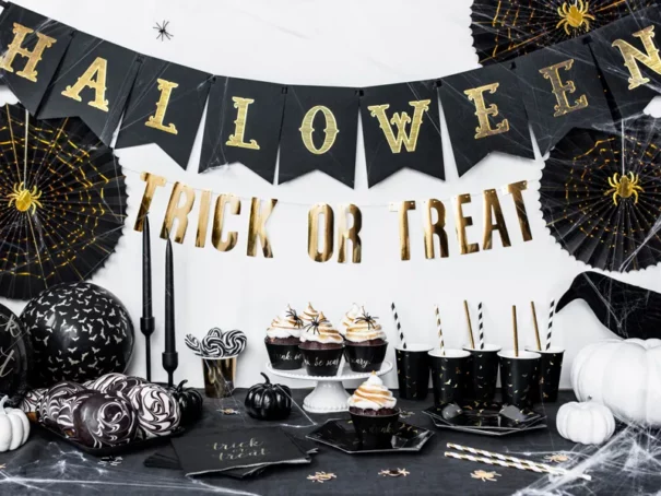 Halloween - Kopper - Flagermus - Sort/Guld - 6 Stk. - Image 6