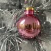 Julekugle - Blank Lys Pink - 4 cm. - Image 2