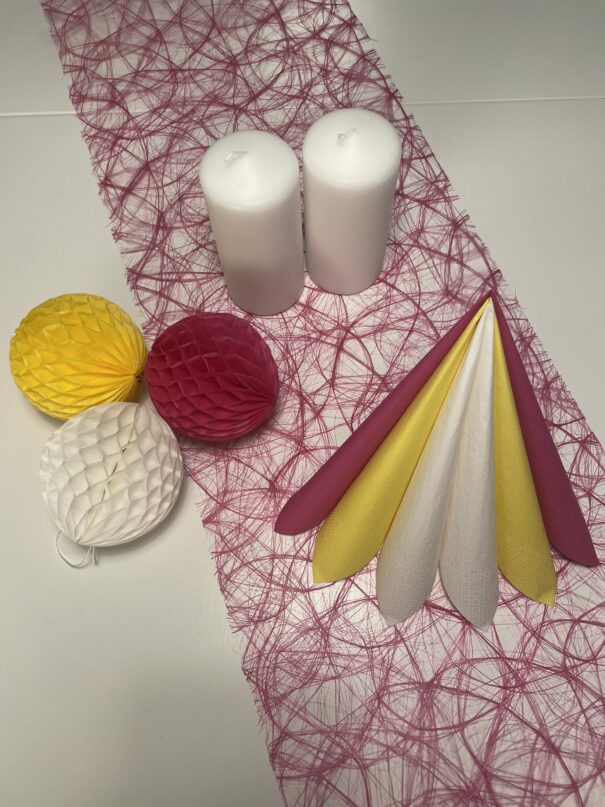Honeycomb Ball - Gul - 10 cm. - Image 6