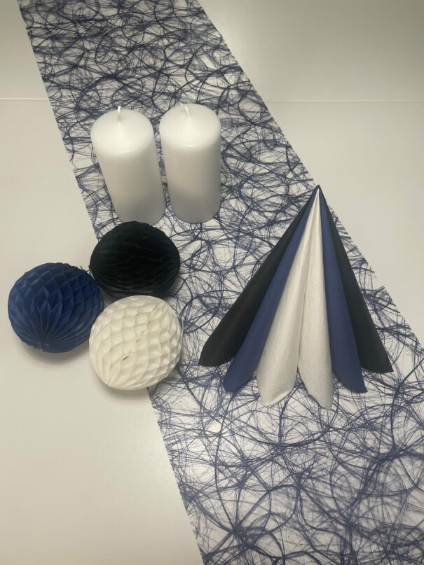 Servietter - Sort - 33 x 33 - Image 2