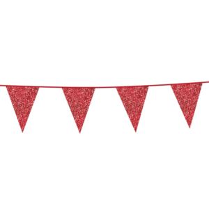 Banner - Rød Glitter