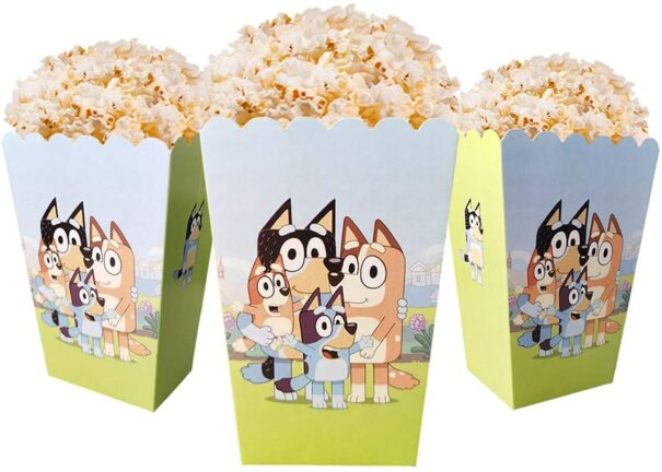 Popcorn Bæger - Bluey - 6 Stk.