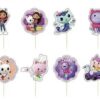 Cupcake Toppers - Gabbys Dukkehus - 12 Stk.