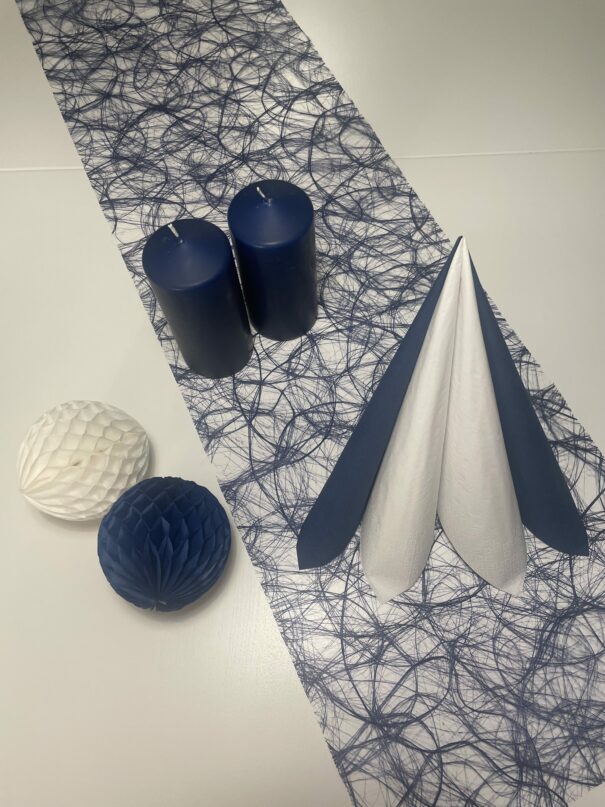 Bordløber - Sizoweb - Marine Blå - 30 cm. x 25 m. - Image 10