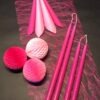 Honeycomb Ball - Mørk Pink - 10 cm. - Image 4