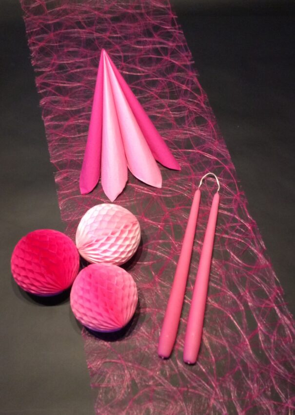 Bordløber - Sizoweb - Cerise Pink - 30 cm. x 25 m. - Image 3