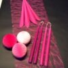 Honeycomb Ball - Mørk Pink - 10 cm. - Image 3