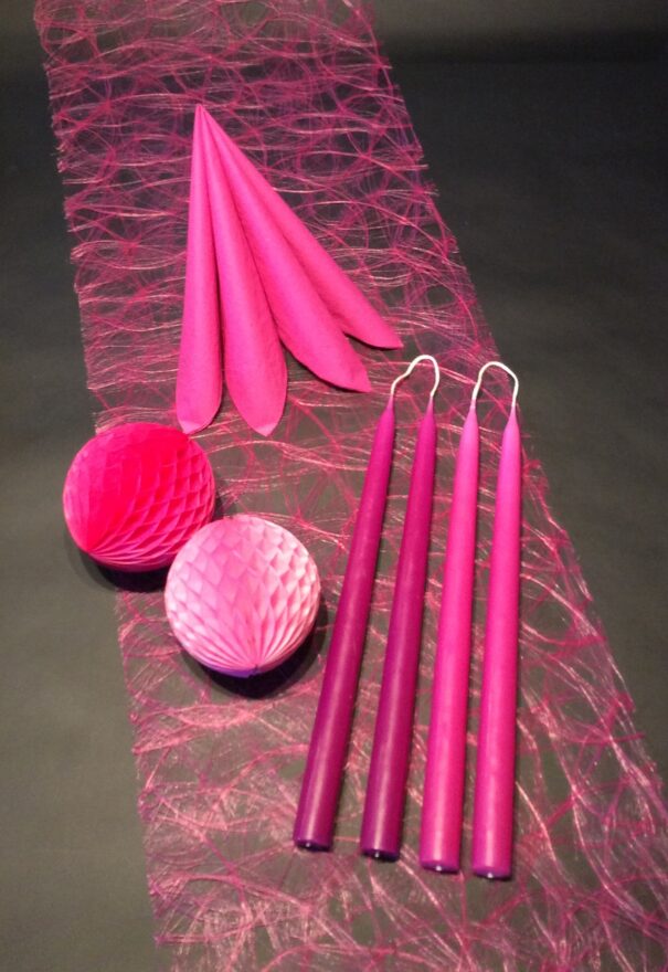 Bordløber - Sizoweb - Cerise Pink - 30 cm. x 25 m. - Image 5