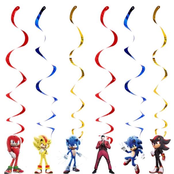 Hvirvler - Sonic - 6 Stk.