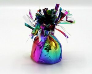 Ballon - Vægt - Regnbue Farvet