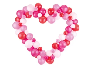 Ballon Bue - Hjerte - Pink