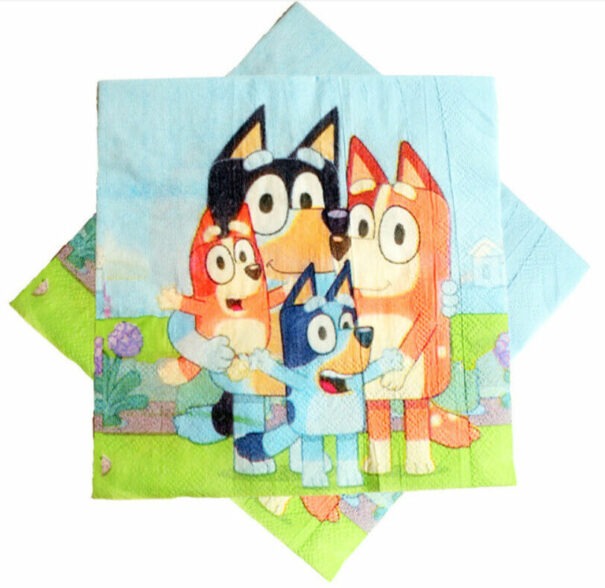 Servietter - Bluey - 20 Stk.