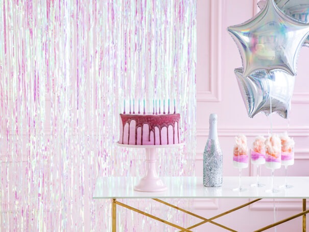 Glitter Gardin - Iriserende