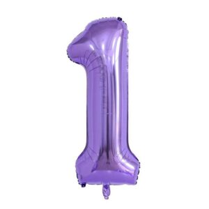 Ballon - Folie - 1 - Lilla - 100 Cm.