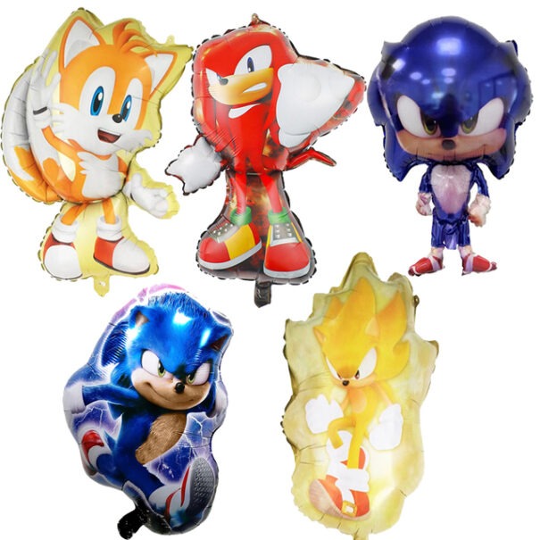 Folie Ballon - Sonic - 5 Stk.