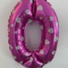 Ballon - Folie - 0 - Pink Med Hjerter