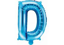Ballon - Folie - D - Blå