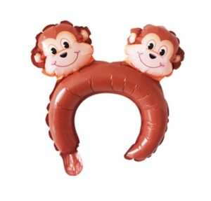 Ballon - Folie - Hårbøjle - Abe