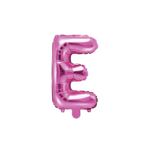 Folie - Ballon - E - Pink - 35 cm.