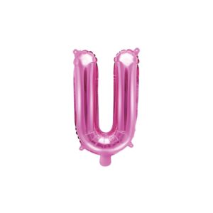 Folie - Ballon - U - Pink - 35 cm.