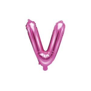 Folie - Ballon - V - Pink - 35 cm.