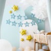 Banner - BABY SHOWER - Blå