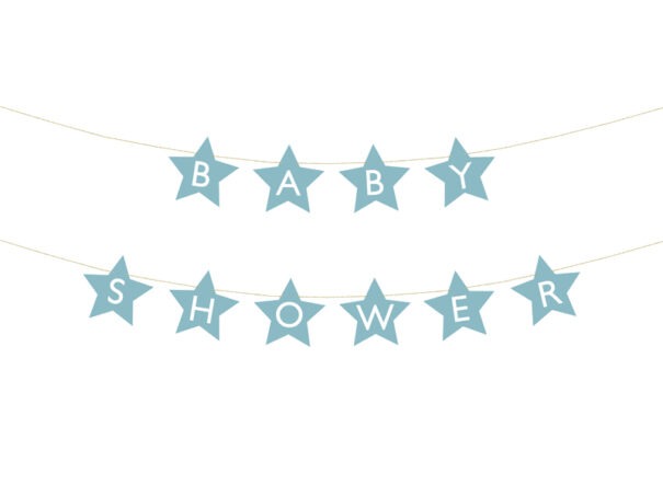 Banner - BABY SHOWER - Blå - Image 2