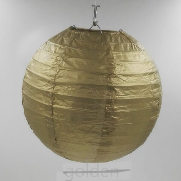 Rislampe - Guld - 10 cm.