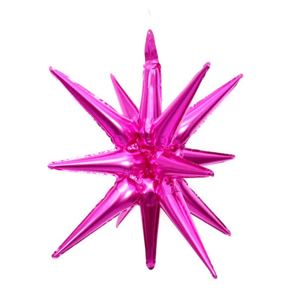 Ballon - Folie - Stjerne - Pink
