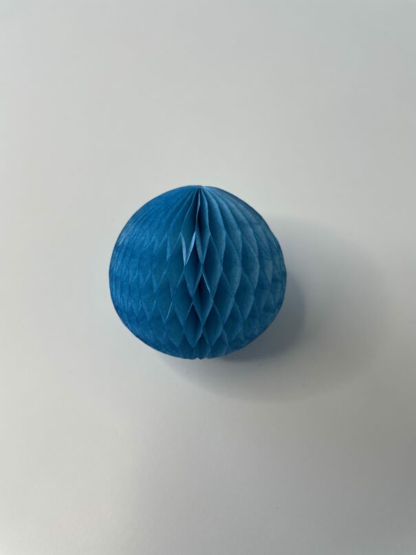 Honeycomb - Turkis Blå - 30 cm.
