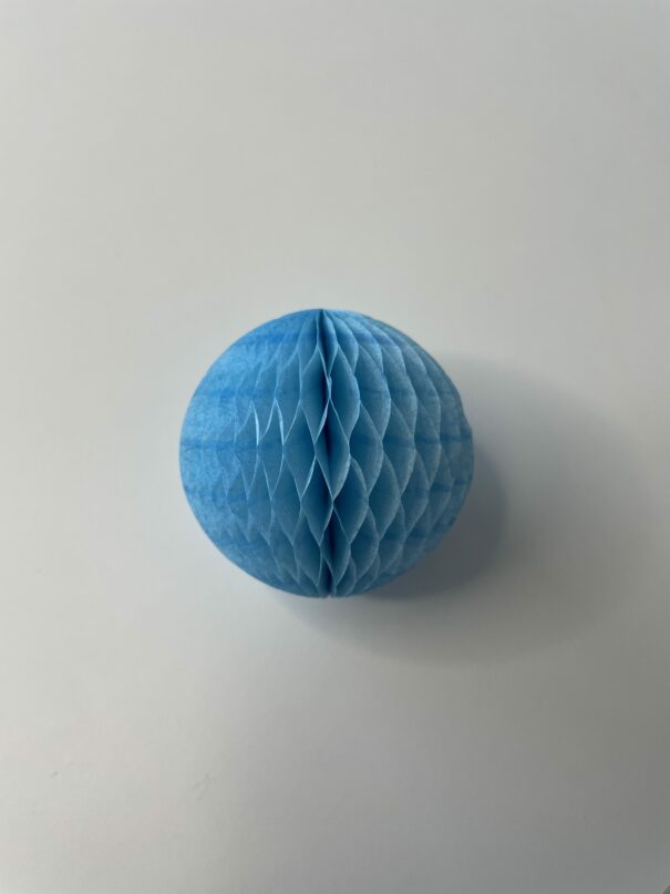 Honeycomb - Himmelblå - 5 cm.