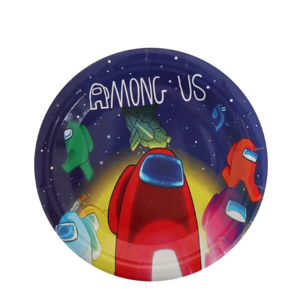 Tallerkner - Among Us - 10 Stk.