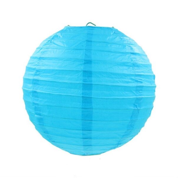 Rislampe - Turkis Blå - 20 cm.